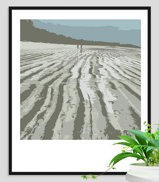 Sea Side- Printable poster, Digital Product.