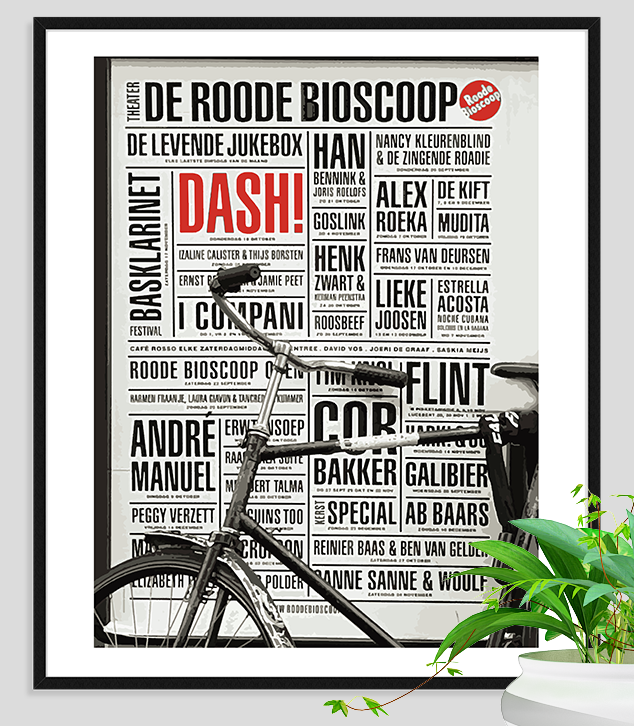 a Dash, Printable Poster